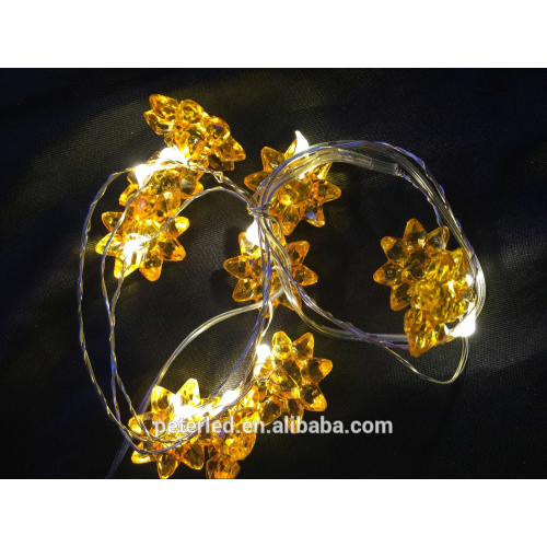 European Popular Sale Battery LED String Light with shapes for Holiday Decoration